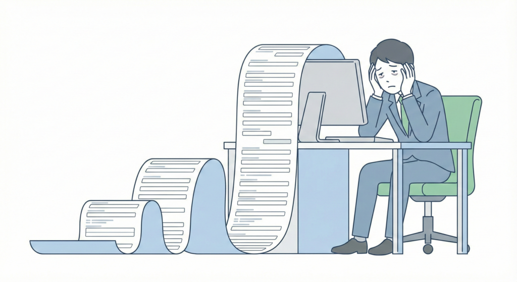 【原因1】入力項目地獄