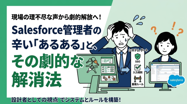 Salesforce管理者の辛い「あるある」と、その劇的な解消法