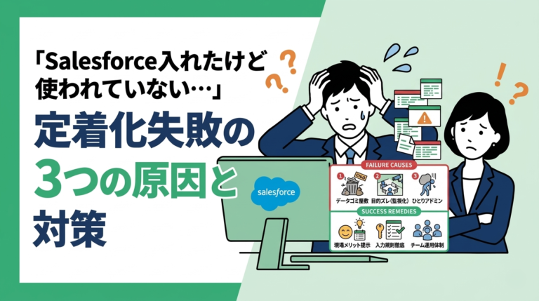 なぜあなたの会社のSalesforce運用は上手くいかないのか？