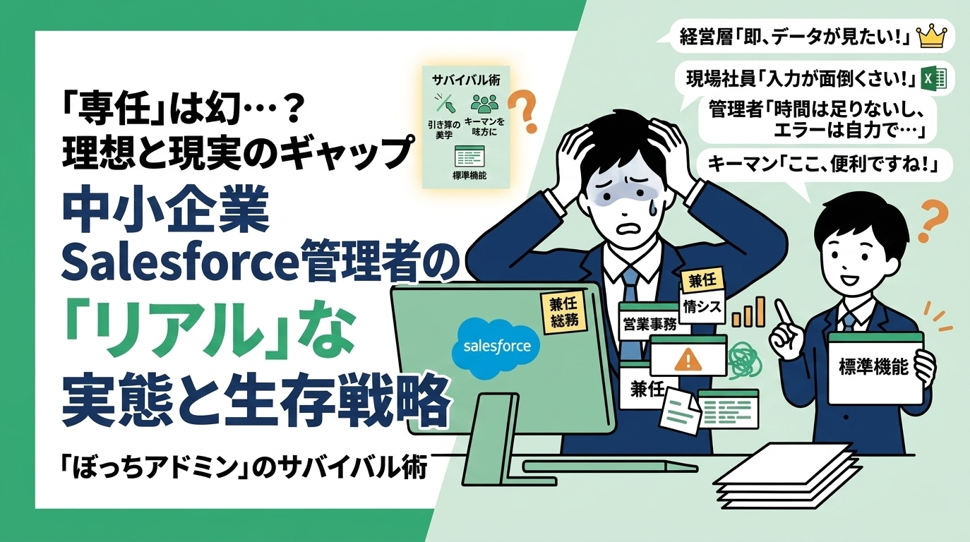 中小企業におけるSalesforce管理者のリアルな業務実態