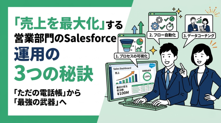 営業部門の売上を最大化するSalesforce運用の秘訣