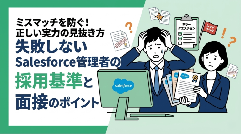 失敗しないSalesforce管理者の採用基準と面接のポイント