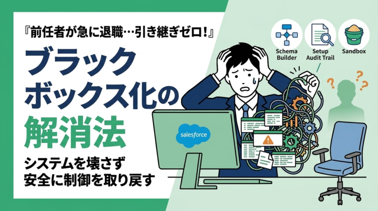 引き継ぎなしでSalesforce管理者に！ブラックボックス化の解消法