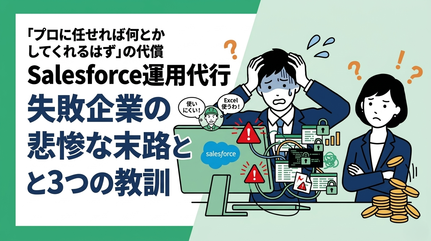 Salesforce運用代行の選び方で失敗した企業の末路と教訓