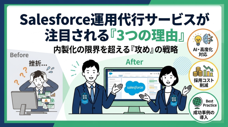 なぜ今、Salesforce運用代行サービスが注目されているのか？