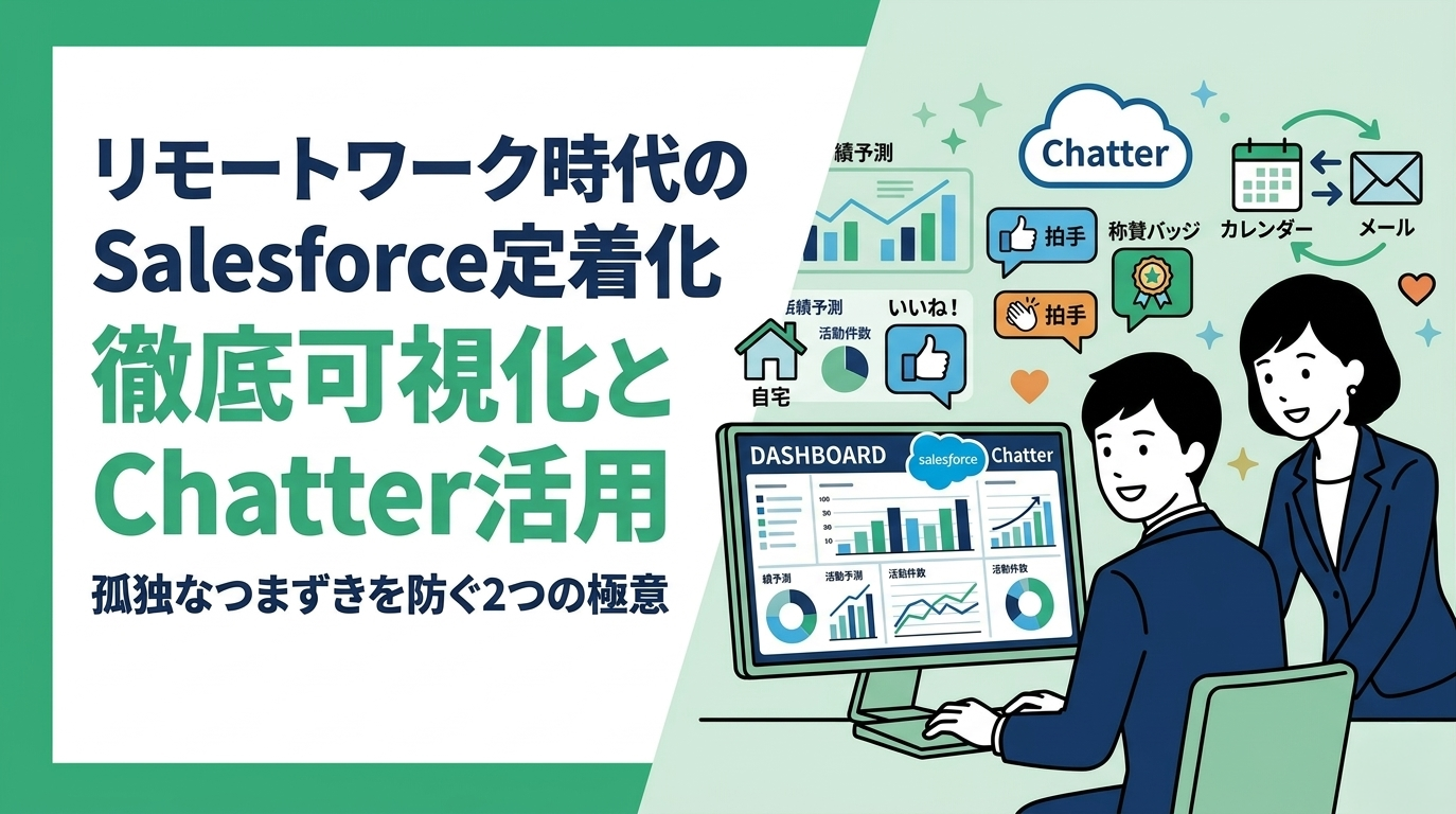 リモートワーク時代のSalesforce定着化：コミュニケーションと可視化