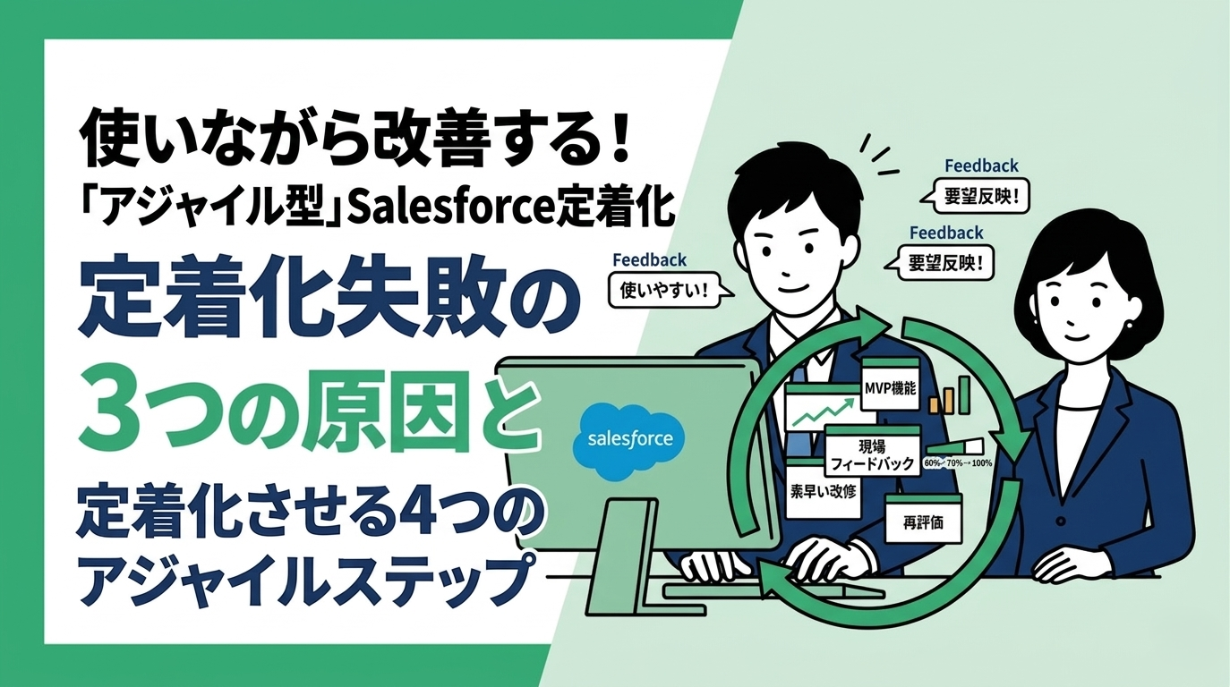 使いながら改善する！アジャイル型でのSalesforce定着化プロセス