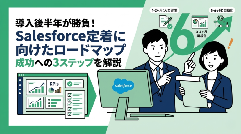 導入後半年が勝負！Salesforce定着に向けたロードマップ